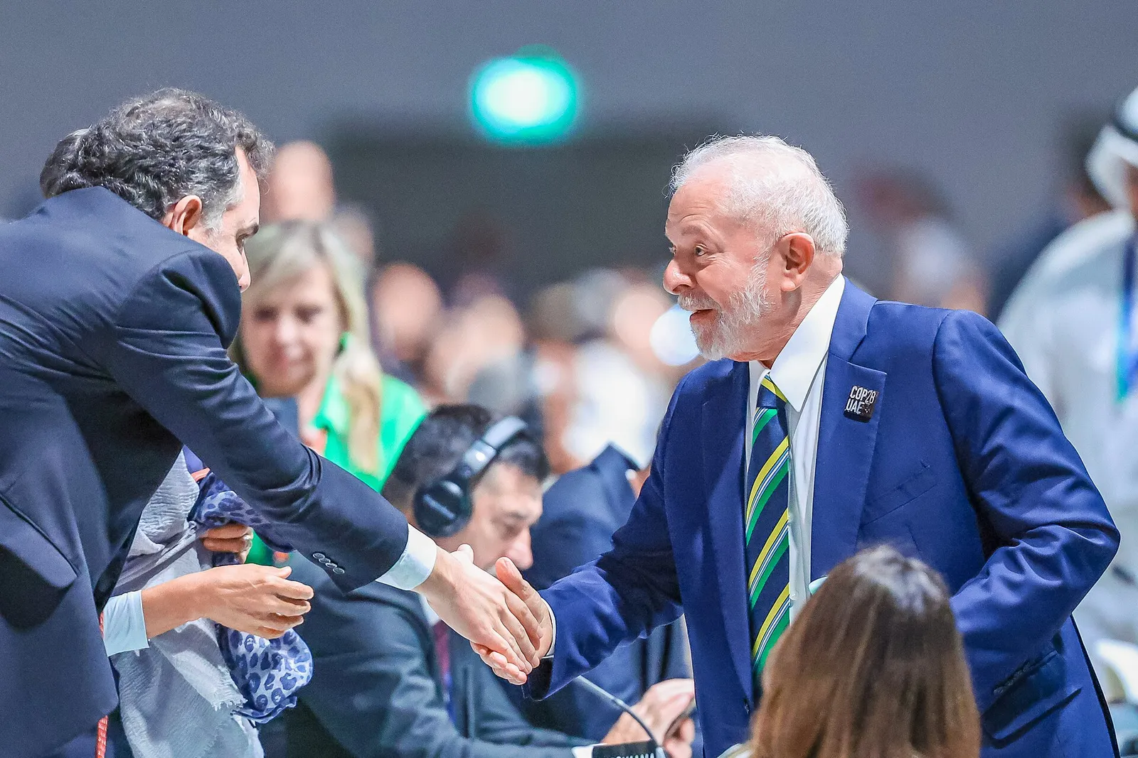 Lula na sessão de abertura da Presidência da COP28, em Dubai, em 1º de dezembro de 2023.