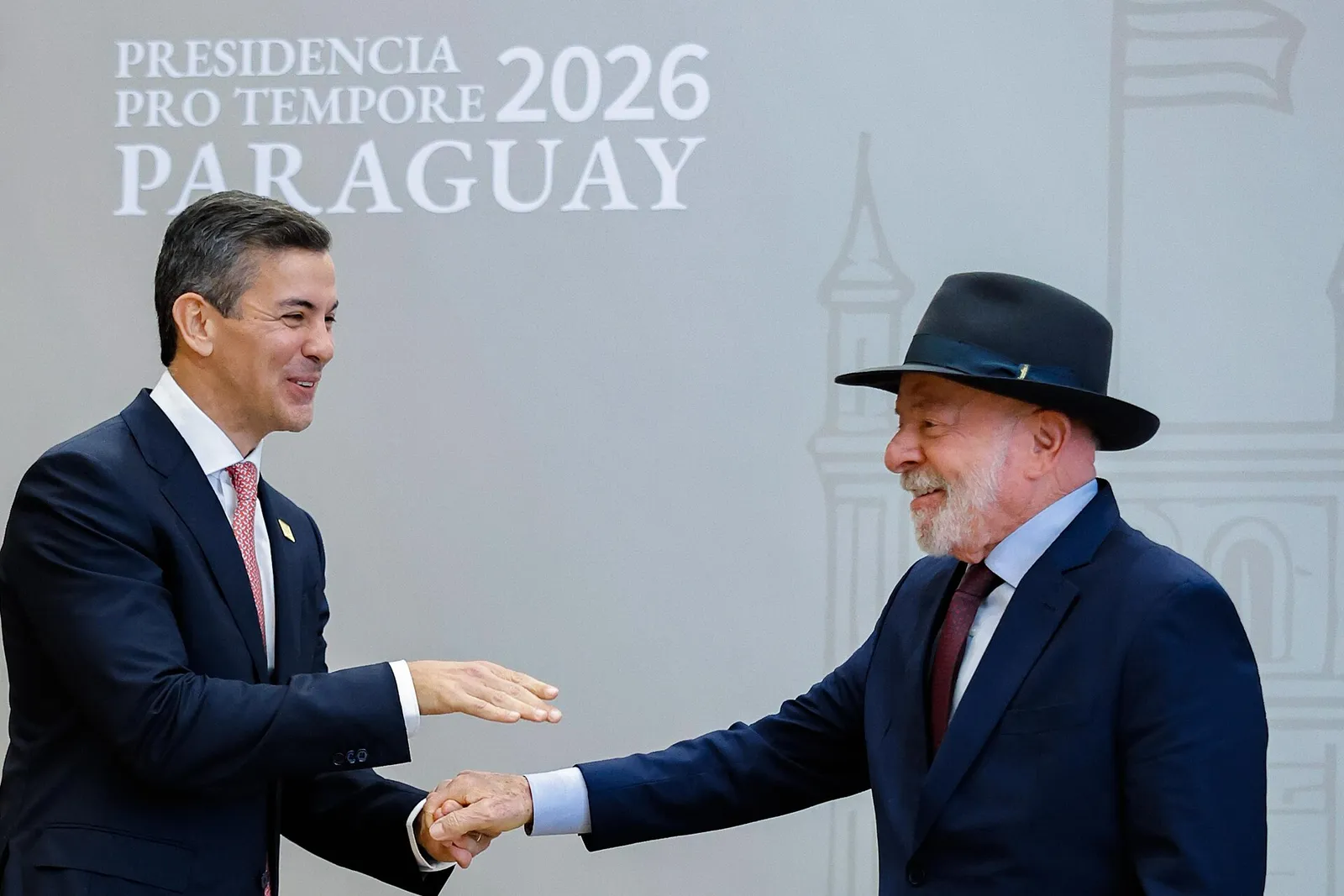 Lula na sessão plenária da 68ª Cúpula de Presidentes do Mercosul, no Centro de Convenções da Conmebol, em 30 de junho de 2026.