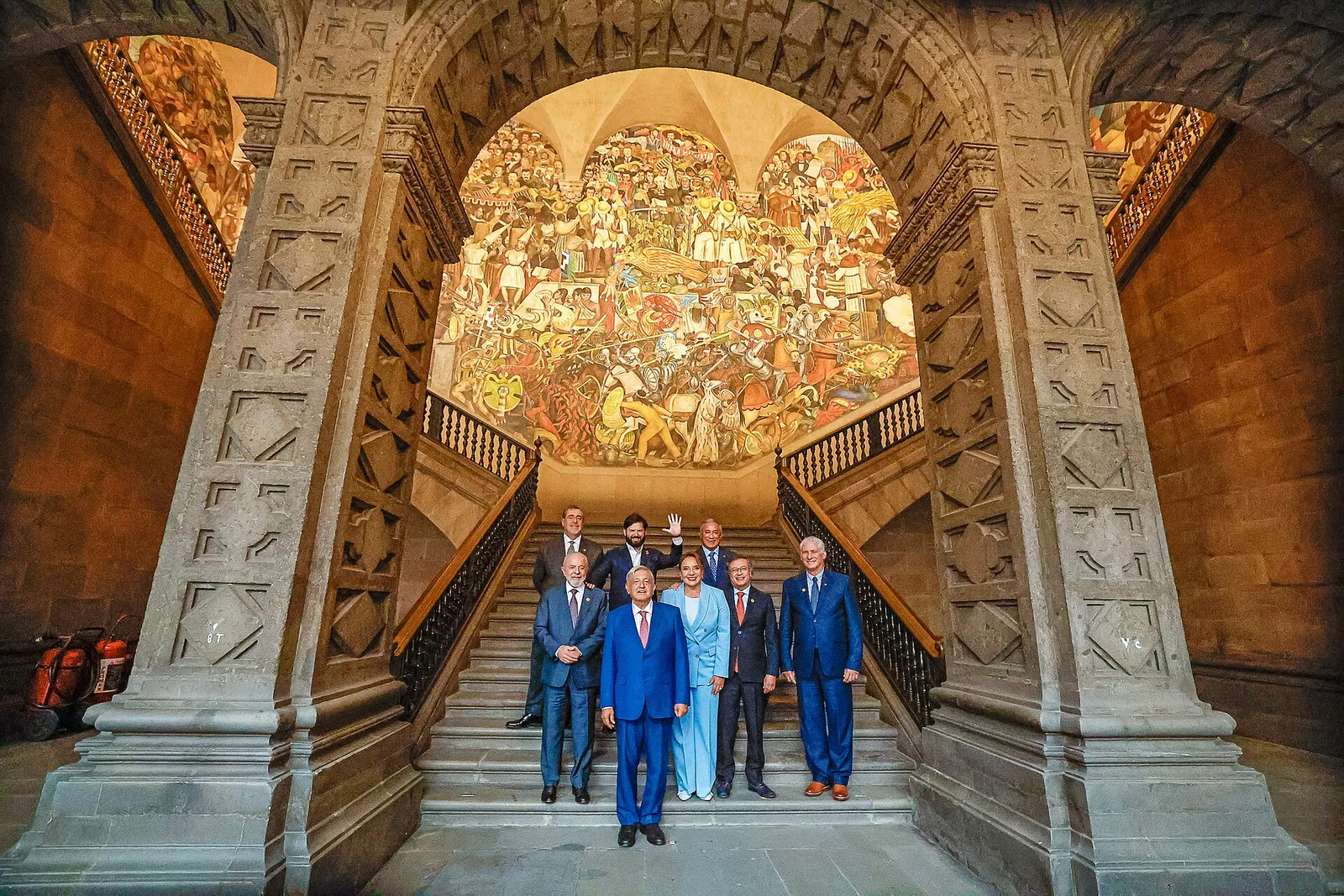 Lula em almoço oferecido por Andrés Manuel López Obrador, na Cidade do México, em 30 de setembro de 2024.