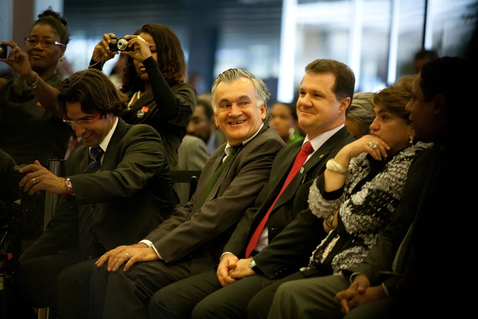 Ministro da Cultura, Juca Ferreira, participou da Solenidade de Sanção do Estatuto da Igualdade Racial no Salão Brasília do Palácio do Itamaraty.