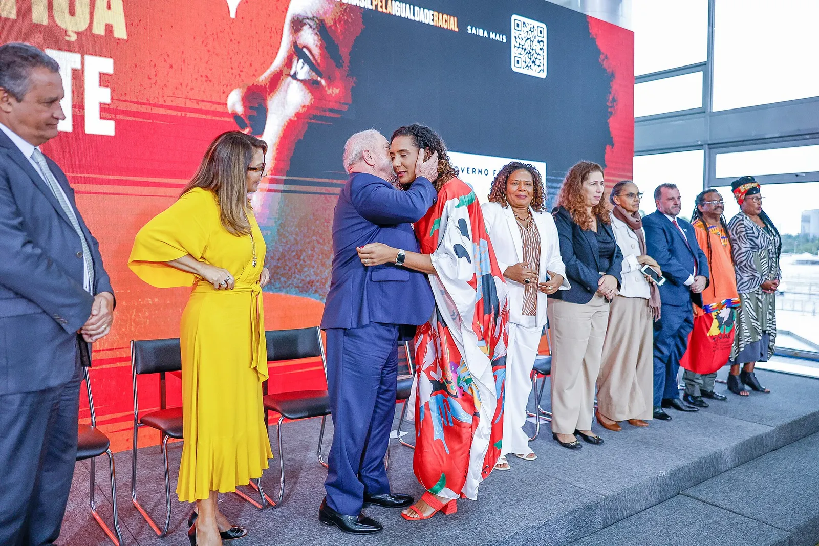 Presidente da República, Luiz Inácio Lula da Silva, durante Celebração “20 anos das políticas de igualdade racial no Brasil: da SEPPIR ao MIR”.